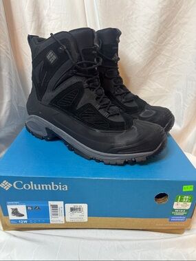 Columbia Black High-Top Waterproof Winter Boots